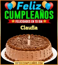 Felicidades en tu día Claufia